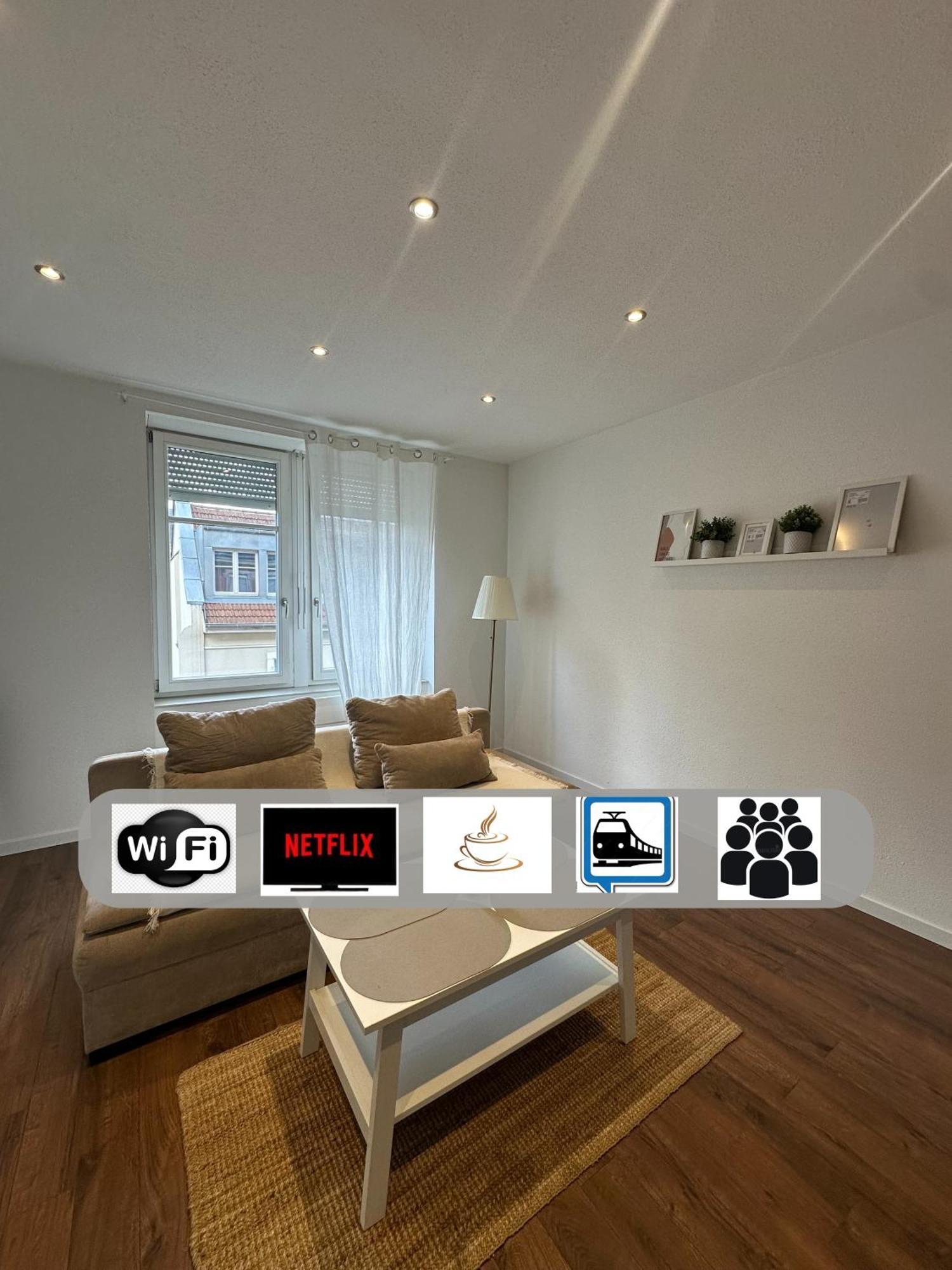 # Le 3 # Joli Appartement T3 Mulhouse Centre, Neuf, Calme Et Tout Equipe Buitenkant foto